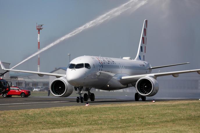 Croatia Airlines airbus A220 | Foto Željko Hladika / Pixsell