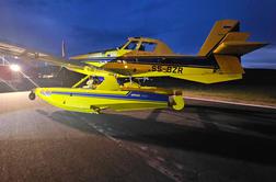 Air tractor ob pristanku na plovcih ni utrpel hujših poškodb #foto