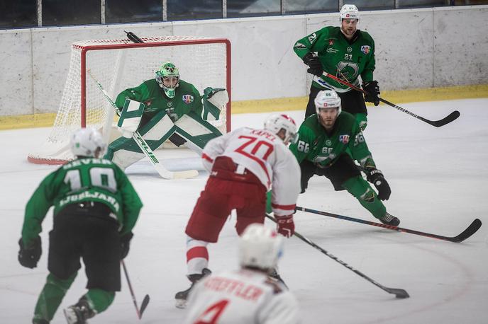 HK SŽ Olimpija - KAC II Alpska liga, 1. krog | Olimpija je sezono začela s porazom proti mladi ekipi Celovca. | Foto Grega Valančič/Sportida