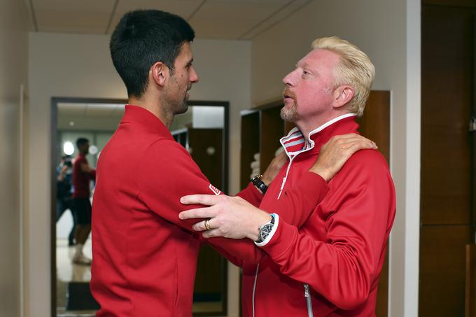 Boris Becker in Novak Đoković | Foto: Reuters