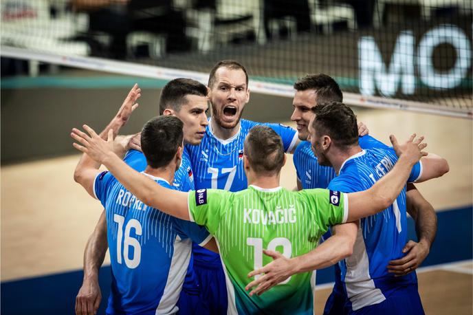 Odbojkarska liga narodov, Slovenija - Kanada | Slovenski so tretjo zmago na turnirju v Antalyi dosegli proti Kanadi. | Foto Volleyball World