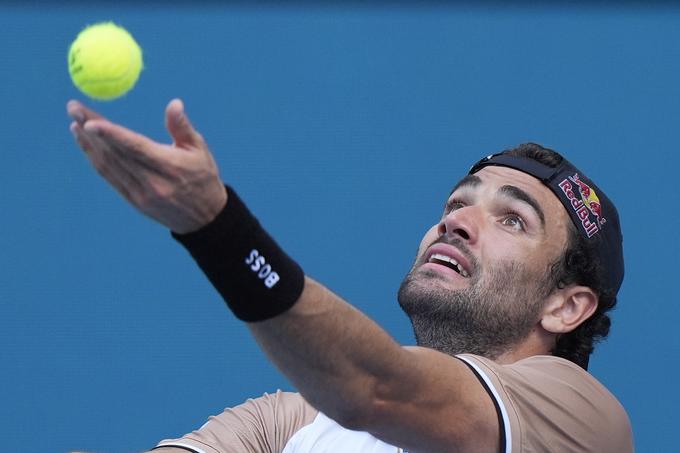 Matteo Berrettini se bo v finalu pomeril s Quentinom Halysem. | Foto: Guliverimage