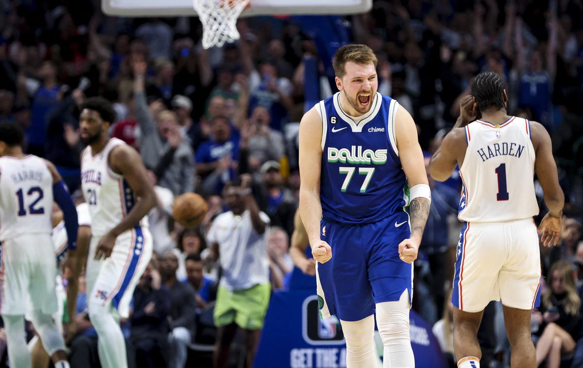 Luka Dončić Dallas Mavericks | Luka Dončić je dosegel 42 točk, od tega je zadel kar sedem trojk. | Foto Reuters