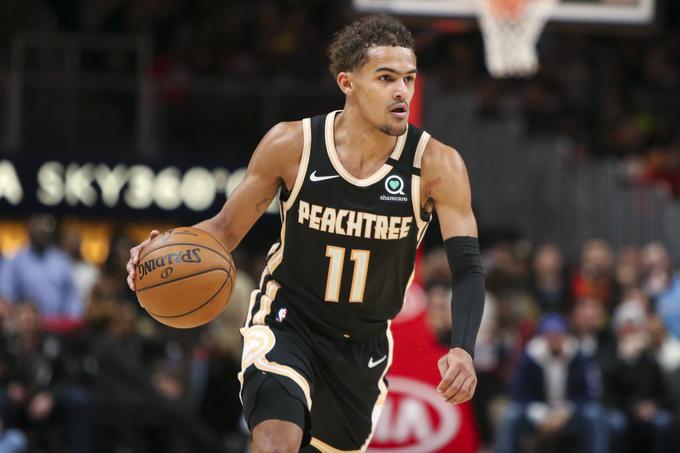 Trae Young je uprizoril strelski šov in poskrbel za poraz Miamija. | Foto: Reuters