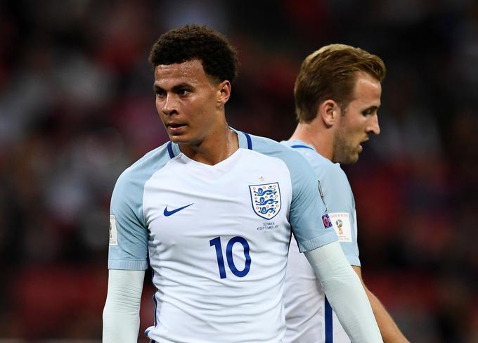 Dele Alli, 37-kratni angleški reprezentant, je sin Nigerijca in Angležinje. | Foto: Reuters