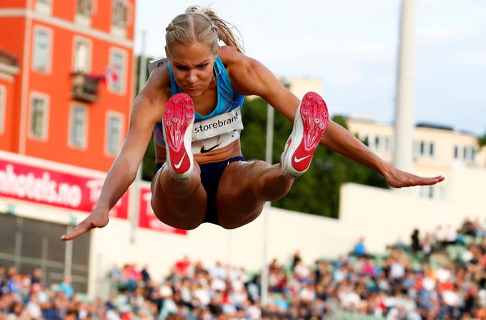 Darja Klišina bo nastopila v skoku v daljino. | Foto: Reuters