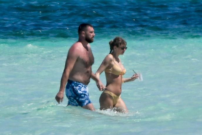 Taylor in Travis | Travis Kelce in Taylor Swift med nedavnimi počitnicami na Bahamih | Foto Profimedia