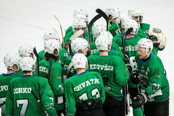 HK SŽ Olimpija, Lustenau, Alpska liga | Hokejisti HK SŽ Olimpija so polfinale z Lustenauom začeli z zanesljivo zmago. | Foto Vid Ponikvar