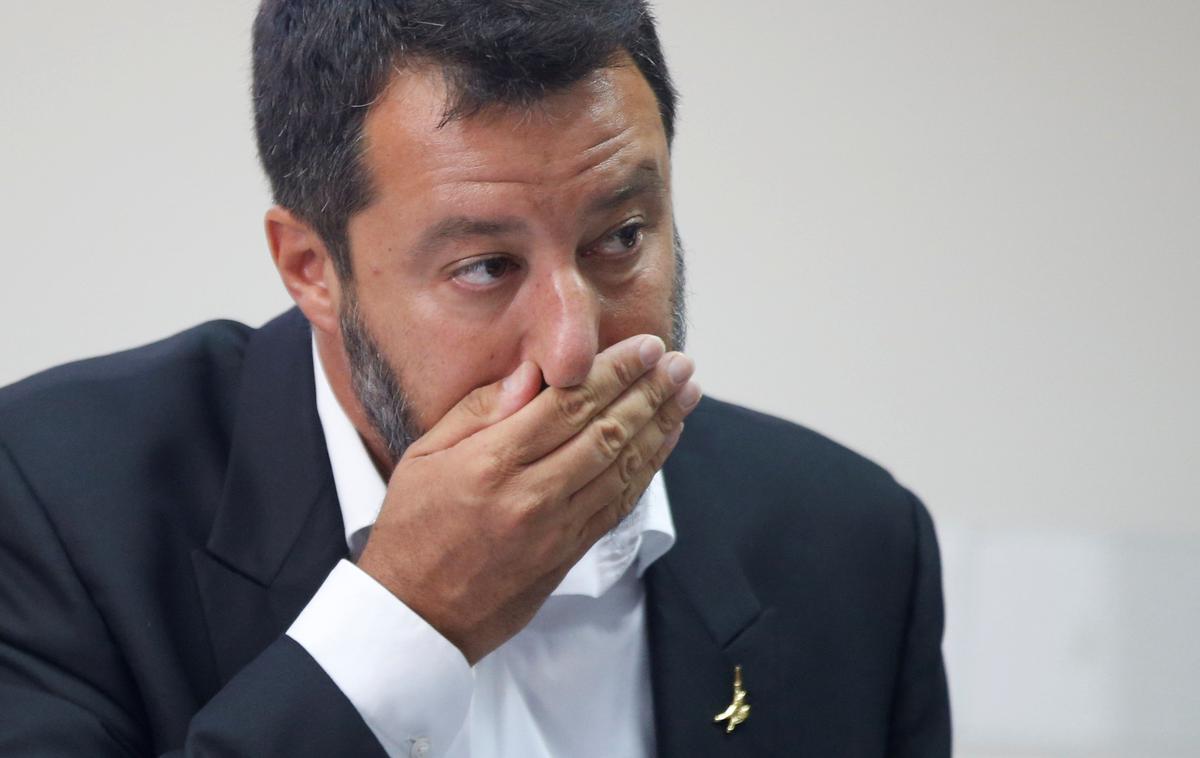 Matteo Salvini | Italijansko tožilstvo zaradi zavrnitve izkrcanja nezakonitih prebežnikov predlaga še eno sojenje zoper Mattea Salvinija. | Foto Reuters