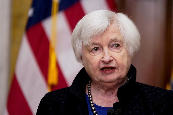 Janet Yellen | Predsednik Joe Biden in predsednik predstavniškega doma kongresa Kevin McCarthy medtem zagotavljata, da ZDA ne bodo bankrotirale. | Foto Reuters