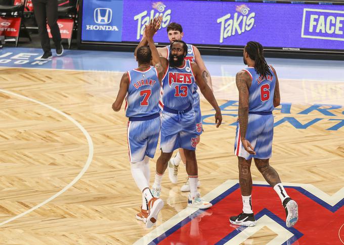 James Harden je prvič združil moči s Kevinom Durantom. | Foto: Gulliver/Getty Images