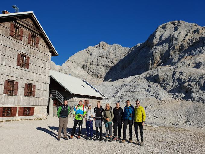 Pred Planiko, od tam so se spustili proti alpski dolini Krma, od koder se je Habermanova odpeljala proti naslednjemu Triglavu, podvodnemu v Piranu. | Foto: arhiv projekta 3glav