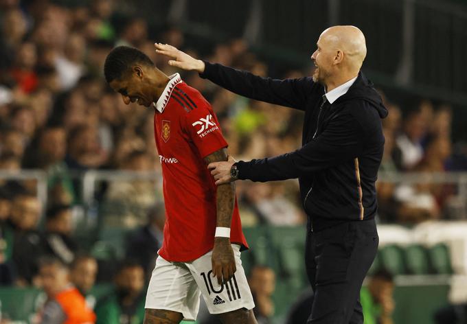 Marcus Rashford je potrdil napredovanje Manchestra Uniteda. | Foto: Reuters