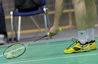 Badminton na OI v Parizu.