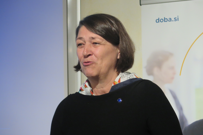 Evropske komisarke Violete Bulc ne bo na listi kandidatov SMC za volitve v Evropski parlament. | Foto: STA ,