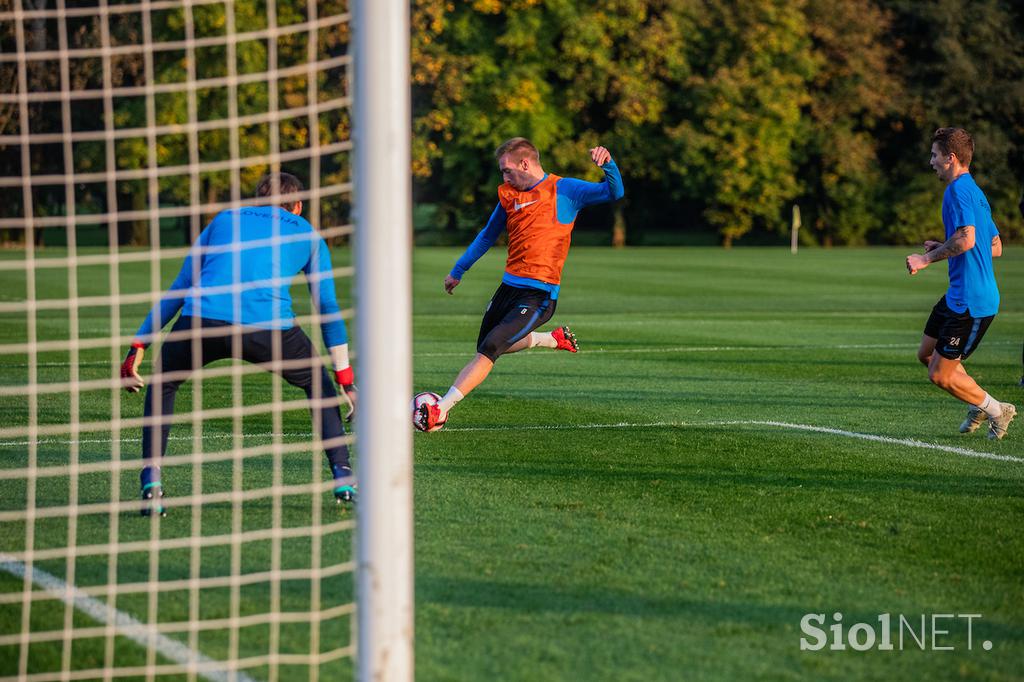 Slovenska nogometna reprezentanca Trening