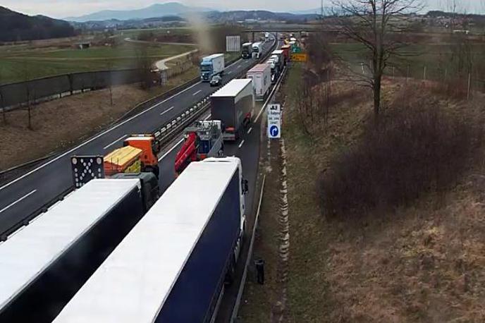 nesreča pomurska avtocesta 16032022 | Foto DARS