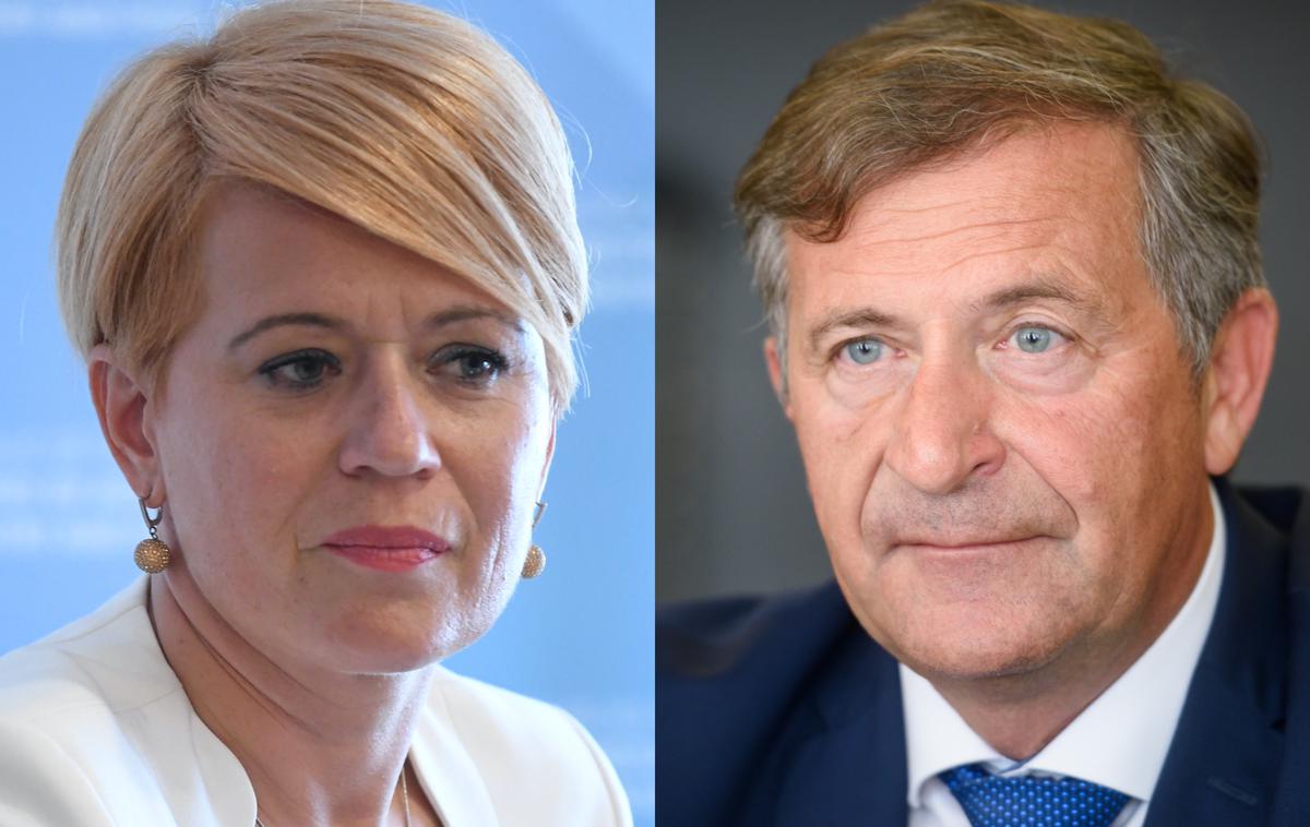 Aleksandra Pivec, Karl Erjavec | Foto STA