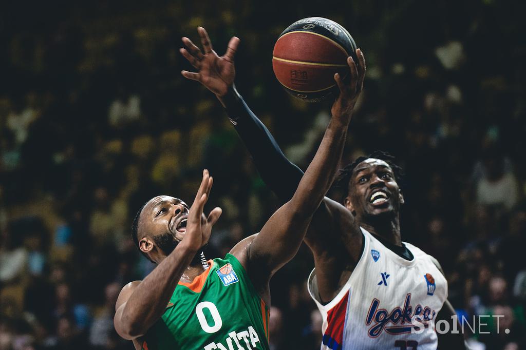 Liga ABA, četrtfinale: Cedevita Olimpija - Igokea, Tivoli