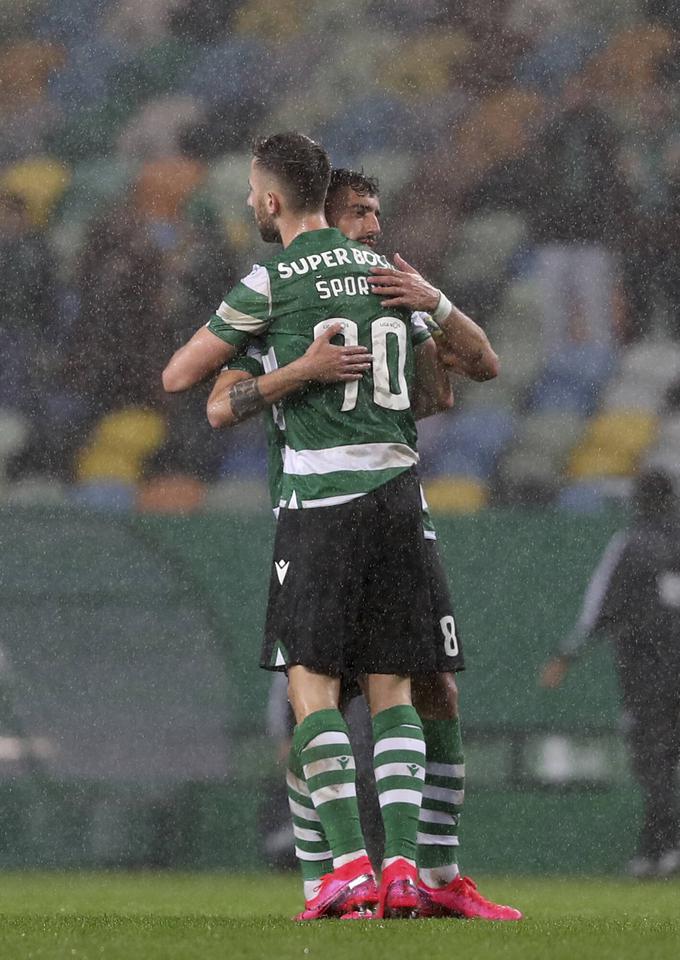 Bruno Fernandes, ki je pred leti pri Sportingu iz Lizbone sodeloval tudi z Andražem Šporarjem, še ni gostoval v Sloveniji. Če leta 2020 ne bi izbruhnila pandemija, bi s portugalsko izbrano vrsto zaigral v Stožicah. | Foto: Guliverimage/Vladimir Fedorenko