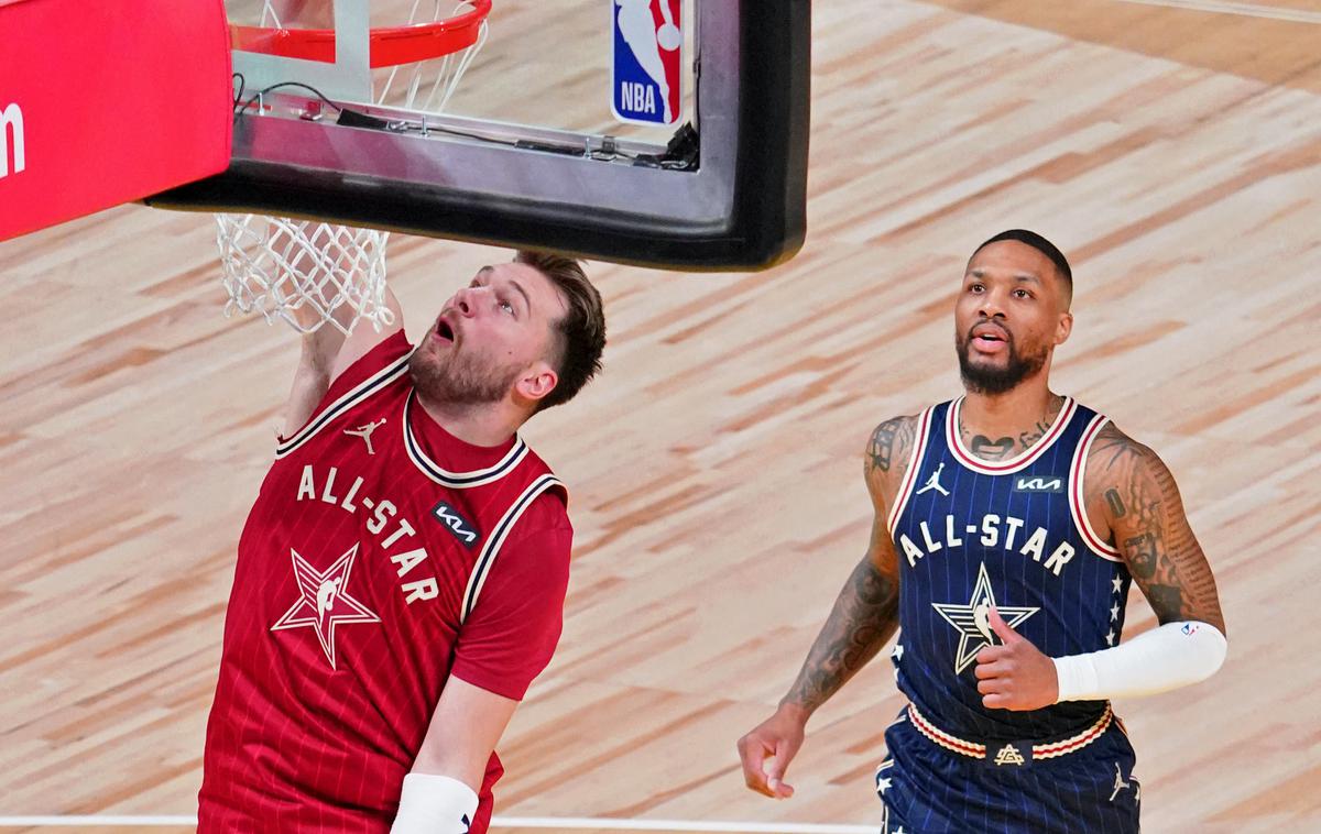 Luka Dončić All-Star 2024 | Luka Dončić je prejšnji konec tedna že petič zaigral na revialni tekmi zvezd NBA.  | Foto Reuters