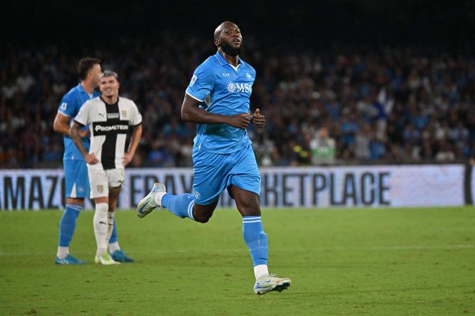 Romelu Lukaku je že ob debiju v dresu Napolija zabil gol. | Foto: Guliverimage