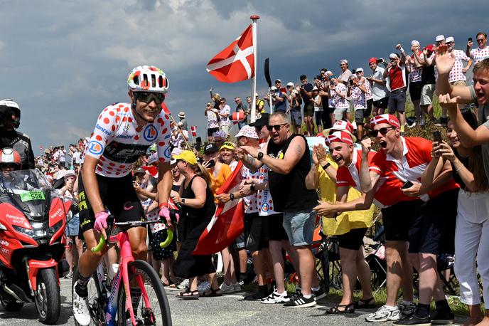 Magnus Cort Nielsen, TDF22 | Magnus Cort je po novem ime tudi štorklji iz Smedagerja na Danskem.  | Foto Reuters