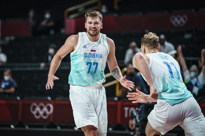 Luka Dončić | Luka Dončić je bil s 25 točkami najboljši strelec Slovenije. | Foto FIBA