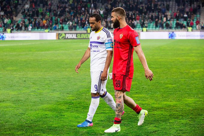 Matko Obradović in Marcos Tavares sta si nekdaj delila slačilnico v Ljudskem vrtu, v nedeljo pa bosta velika tekmeca na derbiju kroga. | Foto: Vid Ponikvar