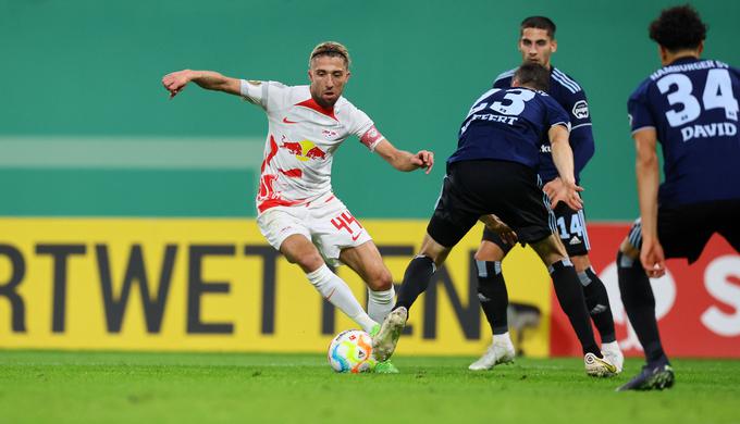 V izločilni del lige prvakov sta se uvrstila dva kluba s slovenskimi legionarji. To sta RB Leipzig Kevina Kampla, ki je na zadnji tekmi prispeval podajo, ter Inter Samirja Handanovića, ki je izgubil mesto v začetni enajsterici. | Foto: Guliverimage/Vladimir Fedorenko