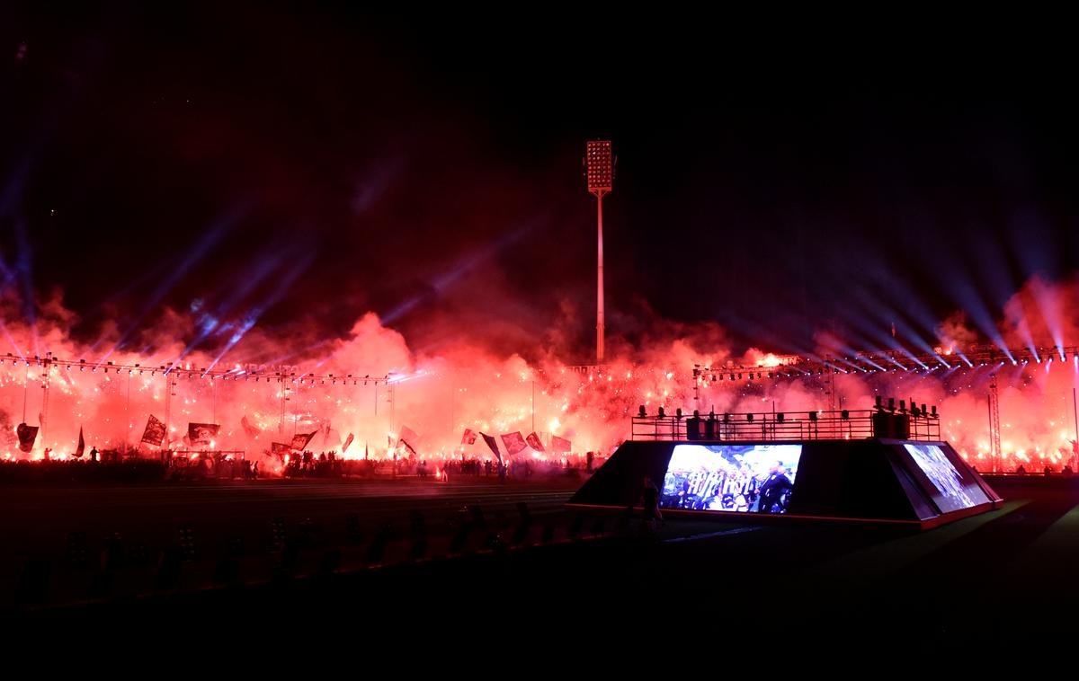 PAOK Solun Ivan Savvidis | Navijači Paoka so si po tretjem naslovu grškega prvaka v 93-letni zgodovini kluba dali duška. | Foto Reuters