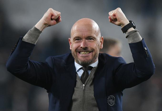 Erik ten Hag je ponosen na mlade izbrance. | Foto: Reuters