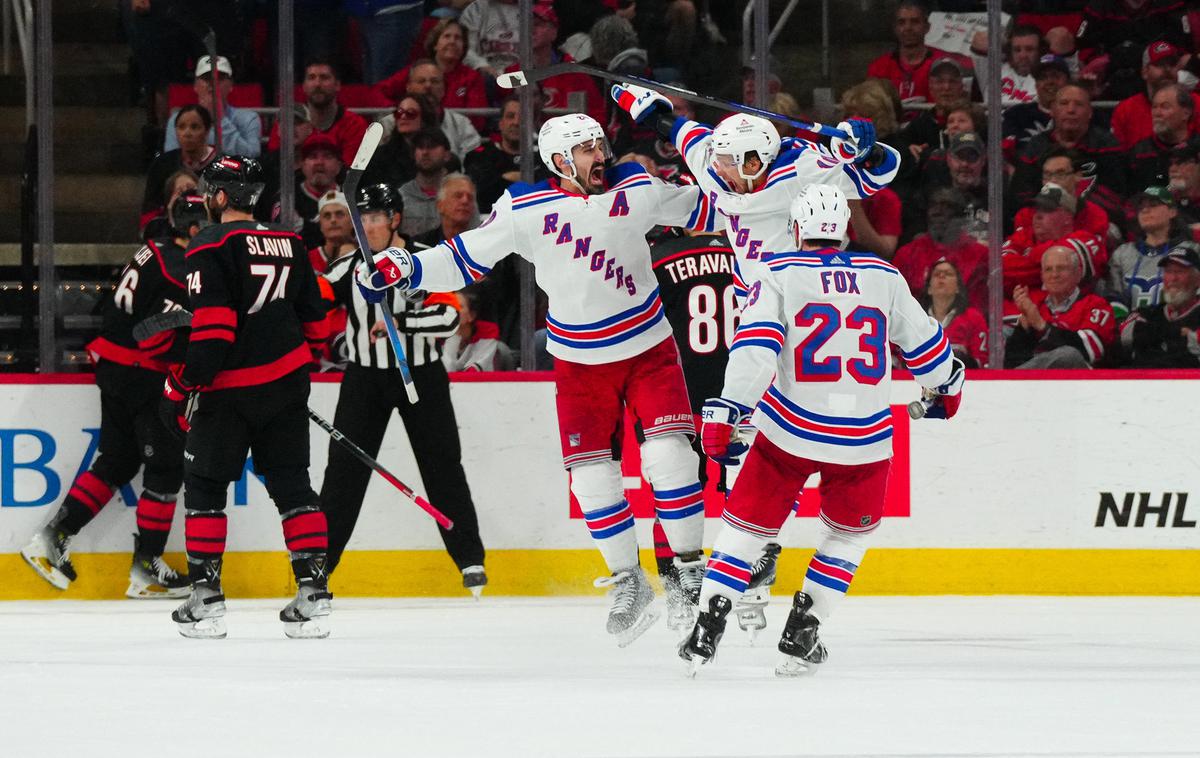 Chris Kreider | Chris Kreider je v zadnji tretjini za New York Rangers dosegel kar tri zadetke. | Foto Reuters