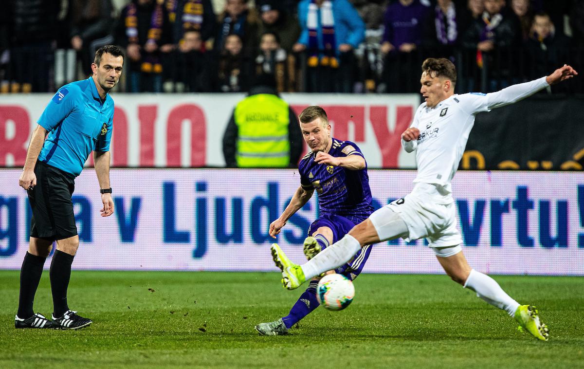 Maribor Olimpija | Prva liga Telekom Slovenije se bo nadaljevala v začetku junija. | Foto Grega Valančič/Sportida