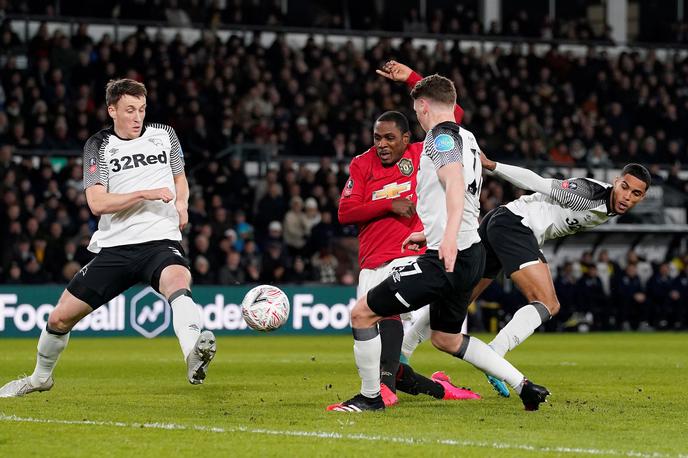 Odion Ighalo | Nigerijec Odion Ighalo je zabil še drugi in tretji zadetek za Manchester United, odkar je januarja prišel na Old Trafford. | Foto Reuters