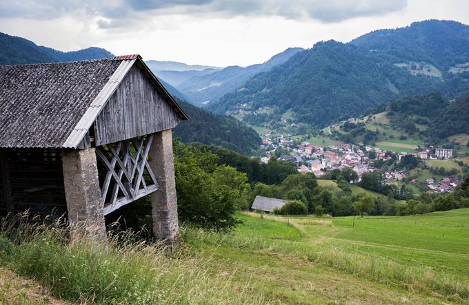 Pogled na Cerkno. | Foto: 