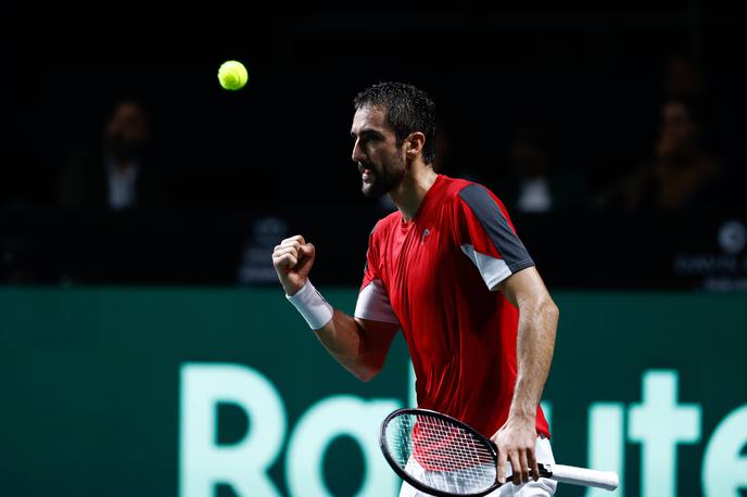 Marin Čilić | Marin Čilić je z zmago nad Pablom Carreno-Busto Hrvatom priboril drugo točko in napredovanje v polfinale. | Foto Guliverimage