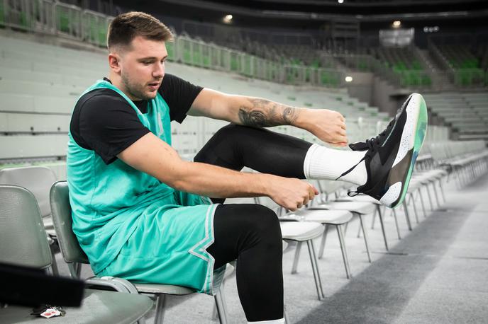 trening Slovenija Dončić | Luka Dončić je znova oblekel reprezentančni dres. | Foto Vid Ponikvar/Sportida