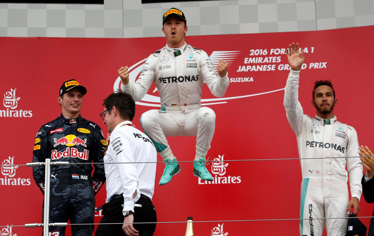 Nico Rosberg VN Japonske formula 1 | Nazadnje je bil prvak na finalni dirki odločen leta 2016. | Foto Reuters