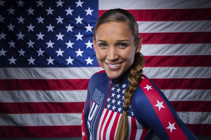 Ameriška atletinja Lolo Jones je nastopala tudi v bobu. | Foto: Reuters