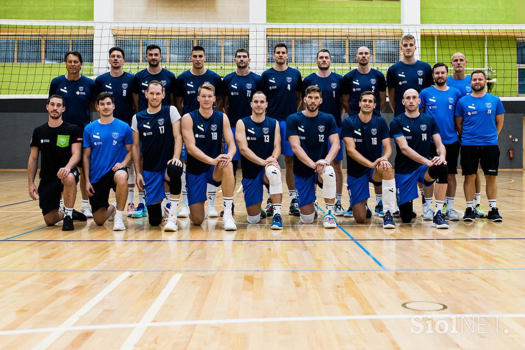 Odbojka, trening slovenske reprezentance z novim selektorjem