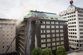 Požar na hotelu Union.