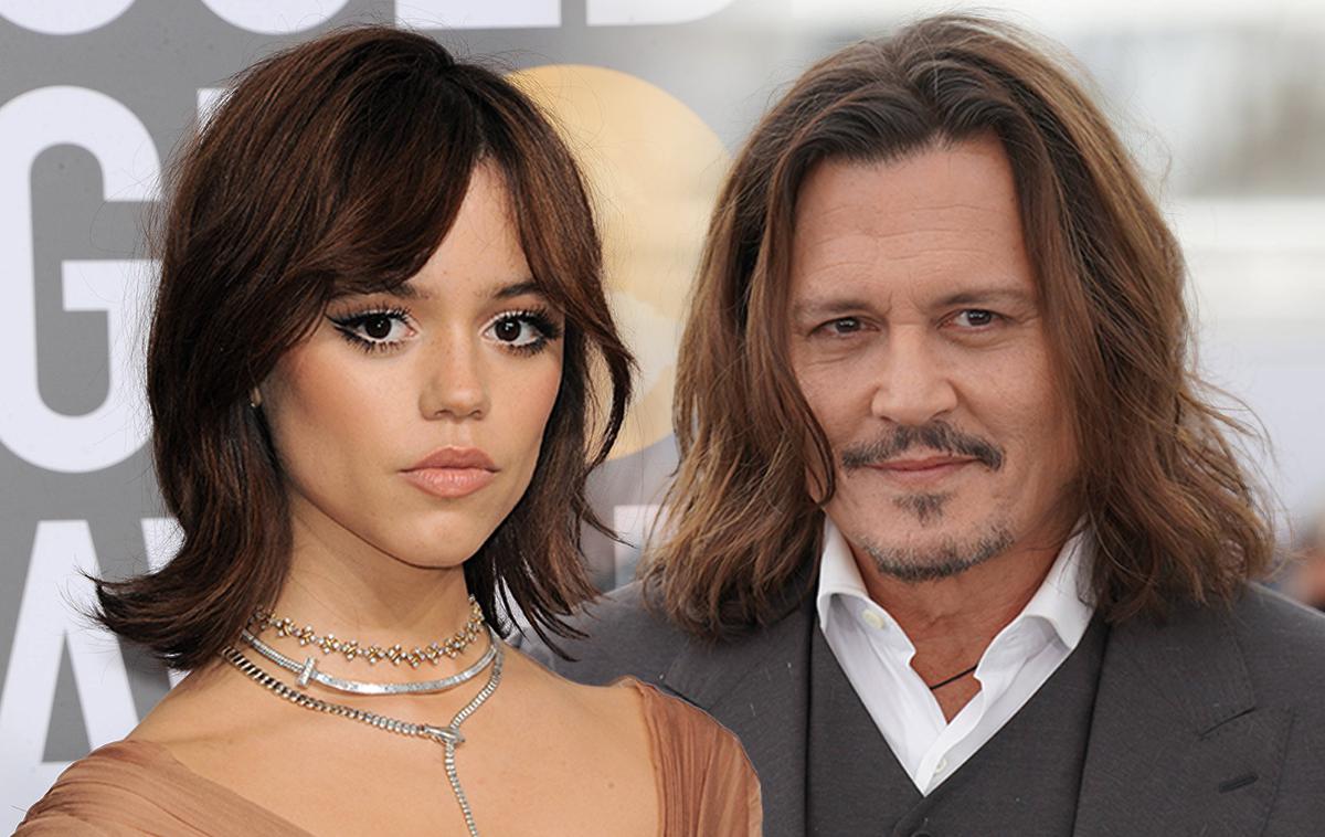 Jenna Ortega, Johnny Depp | Na družbenih omrežjih so se v teh dneh pojavile govorice, da sta Jenna Ortega in Johnny Depp par. | Foto Guliverimage