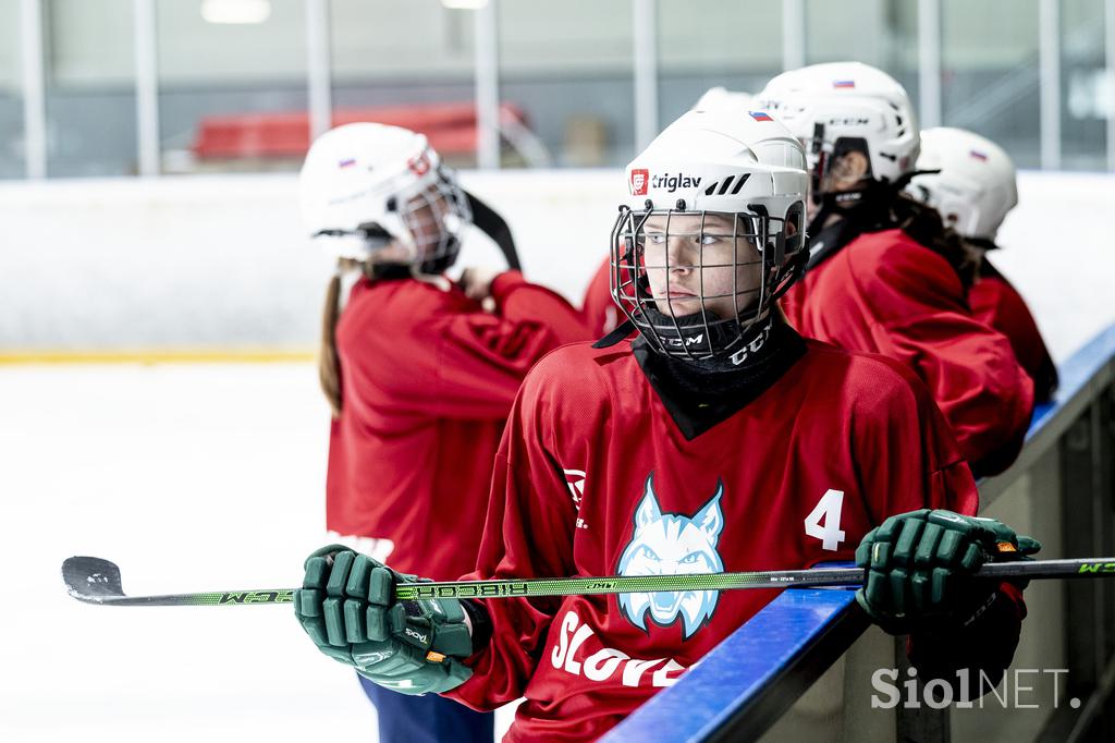 Trening ženske hokejske reprezentance