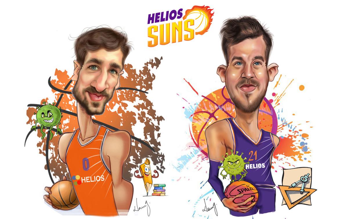 Karikatura Ferme Mahkovic | Foto Helios Suns