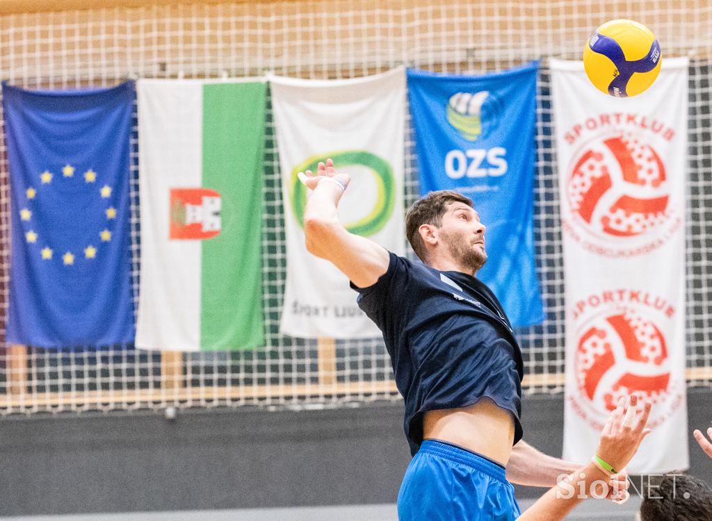 trening slovenske odbojkarske reprezentance