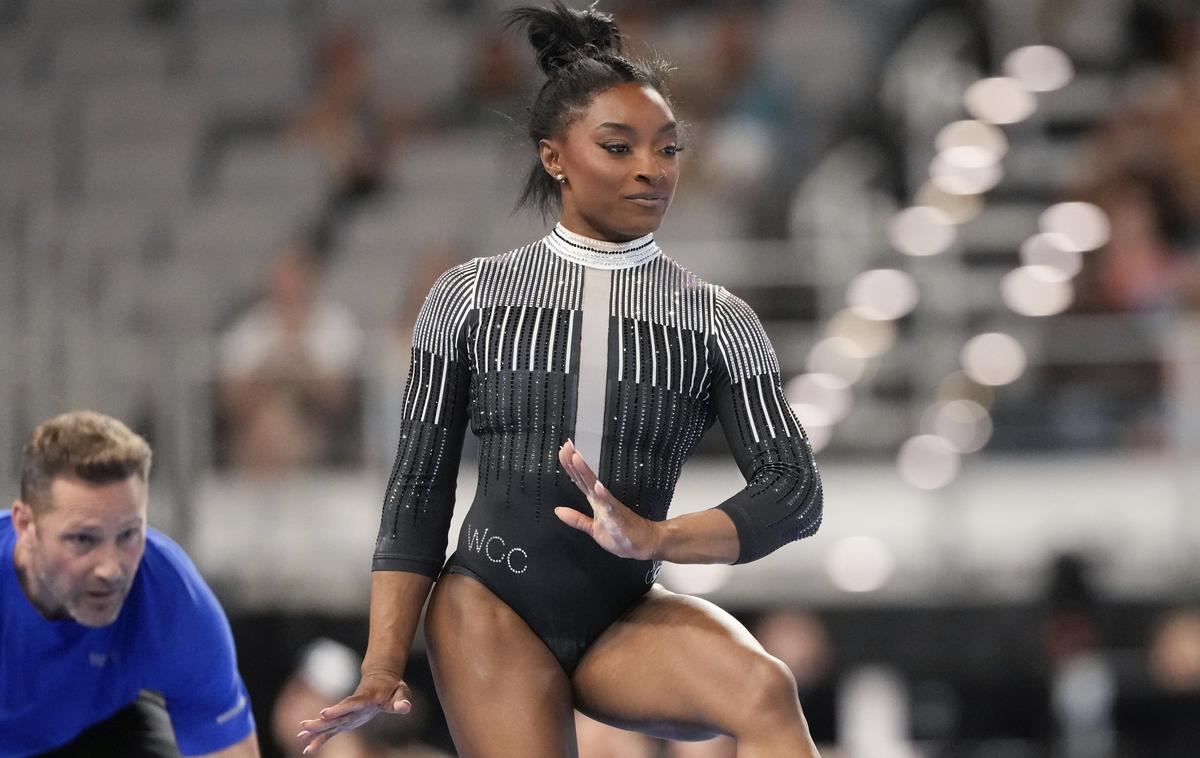 Simone Biles | Simone Biles je izstopala predvsem na preskoku in parterju. | Foto Guliverimage