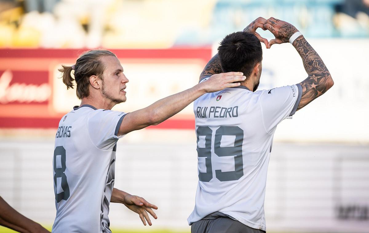 Celje Olimpija | Portugalec Rui Pedro je v Celju odločil zmagovalca in dosegel že deveti zadetek v tej sezoni. | Foto Jure Banfi/alesfevzer.com