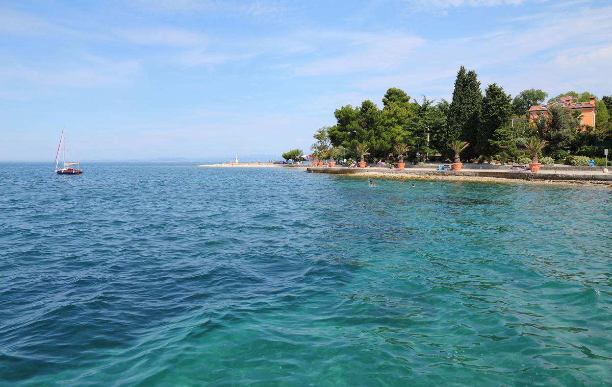 Izola | Policija pri pregledu plaže in bližnje okolice ni našla predmetov ali dokumentov, na podlagi katerih bi lahko moškega identificirali. | Foto Shutterstock