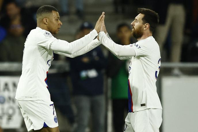 PSG Kylian Mbappe Lionel Messi | PSG je vknjižil nove tri točke. | Foto Reuters